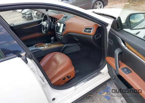 2017 Maserati Ghibli S z USA, uszkodzony, nr VIN ZAM57RSL1H1206250